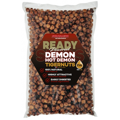 Starbaits Tygří Ořech Ready Seeds Tigernuts Hot Demon 1kg