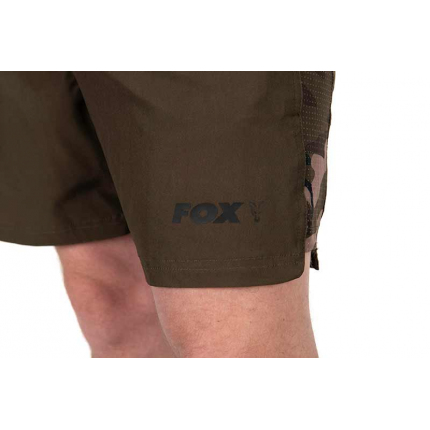 Fox Koupací Kraťasy Khaki Camo LW Swim Shorts