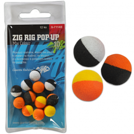 Giants Fishing Pěnové plovoucí boilie Zig Rig Pop-Up  mix colour 14mm,12ks