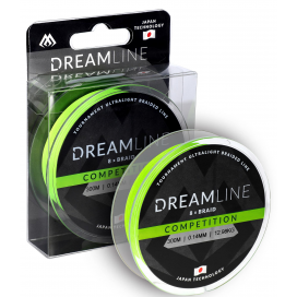 Mikado Pletená Šňůra Dreamline Competition 0.20mm/20.83kg/300m Fluo Zelená 1 Cívka