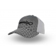 Matrix Hex Print Baseball Cap  - Grey