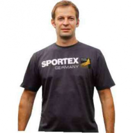 Sportex T-Shirt Tričko s velkým logem - tmavě šedé