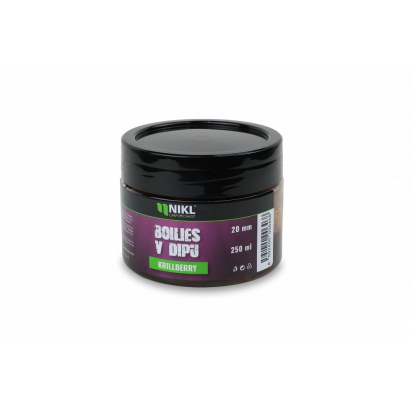 Nikl Boilies v dipu Krill Berry 250g