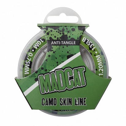 Madcat Šňůra Camo Skin Line Brown Camo 10m 0,75mm-1,2mm 60kg