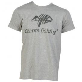 Giants Fishing Tričko Pánské Šedé Camo Logo Vel. XL