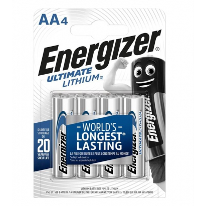 Energizer Baterie FR6 1,5V Ultimate Lithium 4ks AA