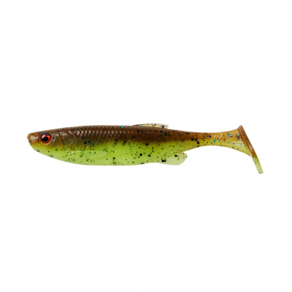 Savage Gear Gumová nástraha Fat Minnow T-Tail Bulk Chartreuse Pumpkin 10,5cm 11g