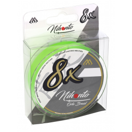 Mikado Pletená Šňůra Nihonto Octa Braid 0.18mm/16.4kg/300m Fluo 1 Cívka