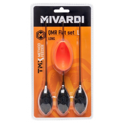 Mivardi Method Feeder Set QMR Flat L Long 30 g + 40 g + 50 g + Formička