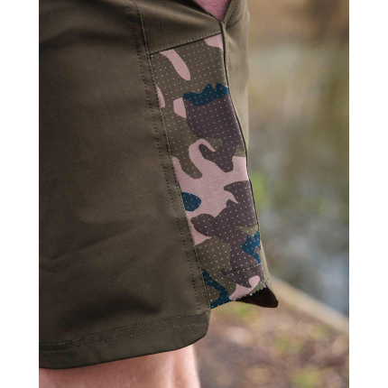 Fox Koupací Kraťasy Khaki Camo LW Swim Shorts