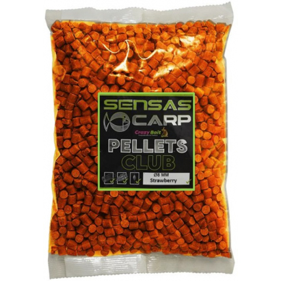 Pelety Club Strawberry 1kg 4mm