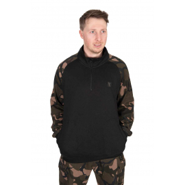 Fox Mikina LW Black Camo QTR Zip