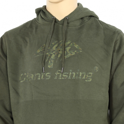 Giants fishing Giants Fishing Mikina s kapucí zelená Camo Logo