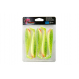 Fox Rage Ultra UV Zander Pro Shad Single Colour Packs 5x Ultra UV Motor Oil - 7.5cm