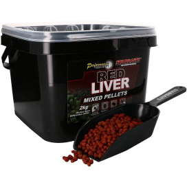 Starbaits Pelety Red Liver Mixed Pellets 2kg