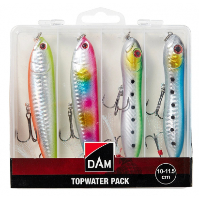 DAM 4ks Sada Nástrah Topwater Pack Box 10-11,5cm 16,5-22,5gr