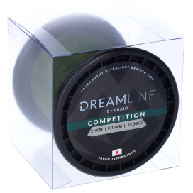 Mikado Pletená Šňůra Dreamline Competition 0.12mm/10.21kg/2100m Zelená 1 Cívka