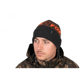 Fox Čepice Collection Beanie Hat Black Orange