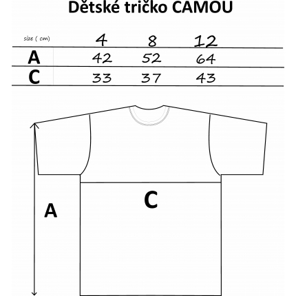 Mikbaits Dětské Tričko Camou