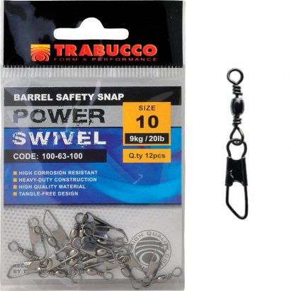 Trabucco karabinka s obratlíkem Barrel Safety Snap 12ks