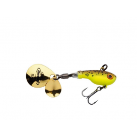 Berkley Wobler Pulse Spintail 70mm 14 g Brown Chartreuse