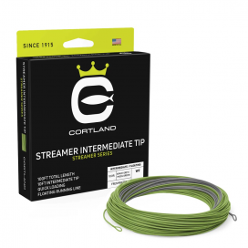 Cortland muškařská šnůra Streamer Intermediate Tip Space Grey/Moss Green|WF5I 100ft