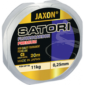 SATORI FLUOROCARBON PREMIUM LINE 0,50mm 20m - Jaxon Vlasec Satori Fluorocarbon Premium 20m