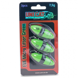 Uni Cat podvodní splávek EVA Micro Lifter Green 3,5g 3ks