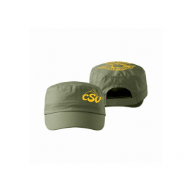 Čepice kšiltová CSV - ARMY/khaki/žluté logo/typ 5