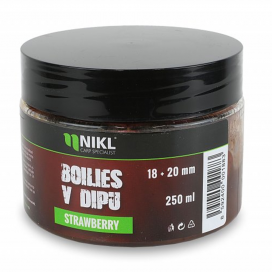 Nikl Boilie V Dipu Jahoda 250 g 18/20 mm