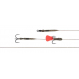 Fox Rage Predator Twin Treble Trace 52cm Size 4 Barbed - 40lb