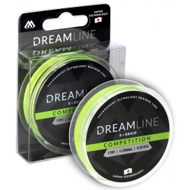 Mikado Pletená Šňůra Dreamline Competition 0.23mm/23.61kg/10m Fluo Zelená 1 Cívka