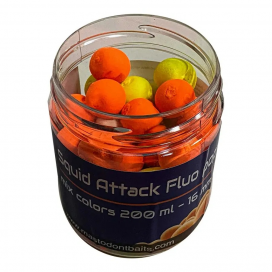 Mastodont Baits Fluo Pop-Up Boilies Squid Attack 16mm 200ml