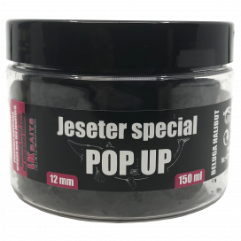 LK Baits Pelety Jeseter Special  Pop UP Beluga Halibut 12mm 150ml