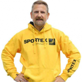 Sportex Mikina s kapucí - žlutá