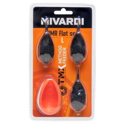 Mivardi Method Feeder Set QMR Flat L 30 g + 40 g + 50 g + Formička