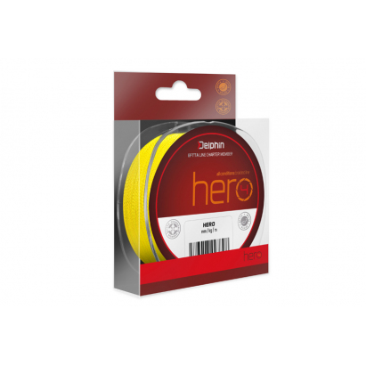 Delphin HERO 4 / fluo žlutá - 0,50mm 41,7kg 117m