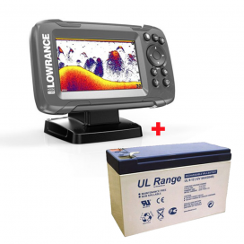 Lowrance Echolot HOOK2 4x GPS Bullet Skimmer + Baterie AKČNÍ SET