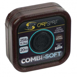 Carp Spirit Combi Soft-Coated Braid-Camo Brown 20m 25lb