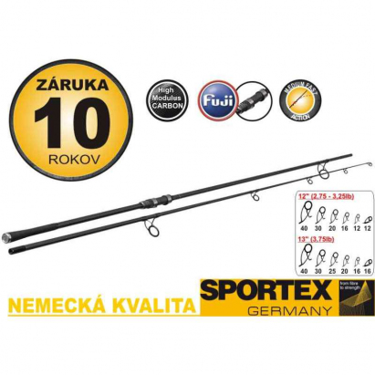 Sportex Prut D.N.A. Carp 3,66 m 12 ft 2,75 lb Korková Rukojeť 2-díl