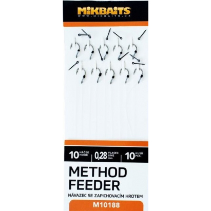 Mikbaits Method Feeder návazce Se Zapichovacím Hrotem 10ks