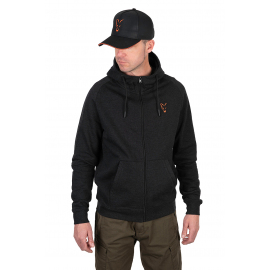 Fox Mikina Collection Lightweight Hoodie Orange Black