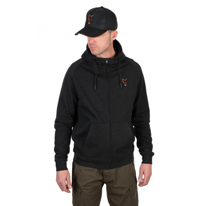 Fox Mikina Collection Lightweight Hoodie Orange Black