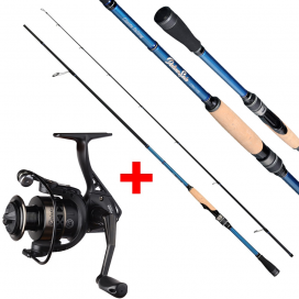 Giants Fishing Prut Deluxe Spin 2,43 m 7-25 g + Naviják Deluxe FD 3000