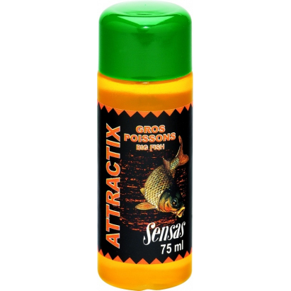 Sensas Posilovač Attractix Gros Poissons / Carp 75ml