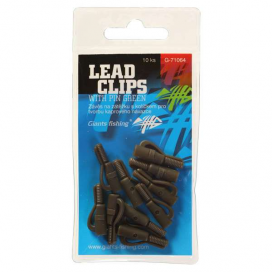 Giants Fishing Závěs na zátěžku Lead clips with pin Green/10pc