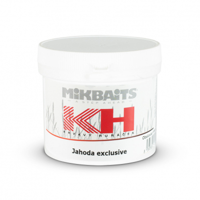 Mikbaits Krvavý Huňáček těsto 200g - Jahoda exclusive