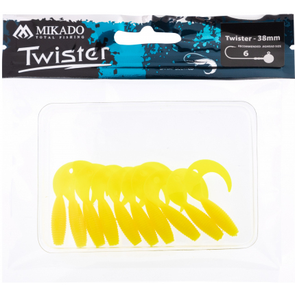 Mikado Nástraha Twister 38mm/ Lemon 10 Ks