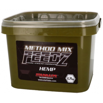 Starbaits Pelety Method Mix Feedz Hemp 1,7 kg