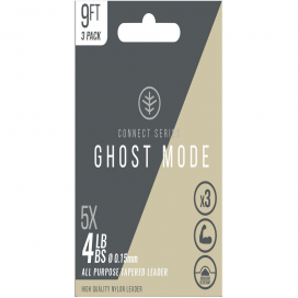 Wychwood Ujímaný návazec Ghost Mode Tapers 3X 9ft 6lb